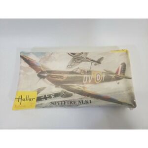 Heller L. 080 Spitfire M.K1 Jet Airplane Plane‎ 1/72 Scale Model Kit NEW